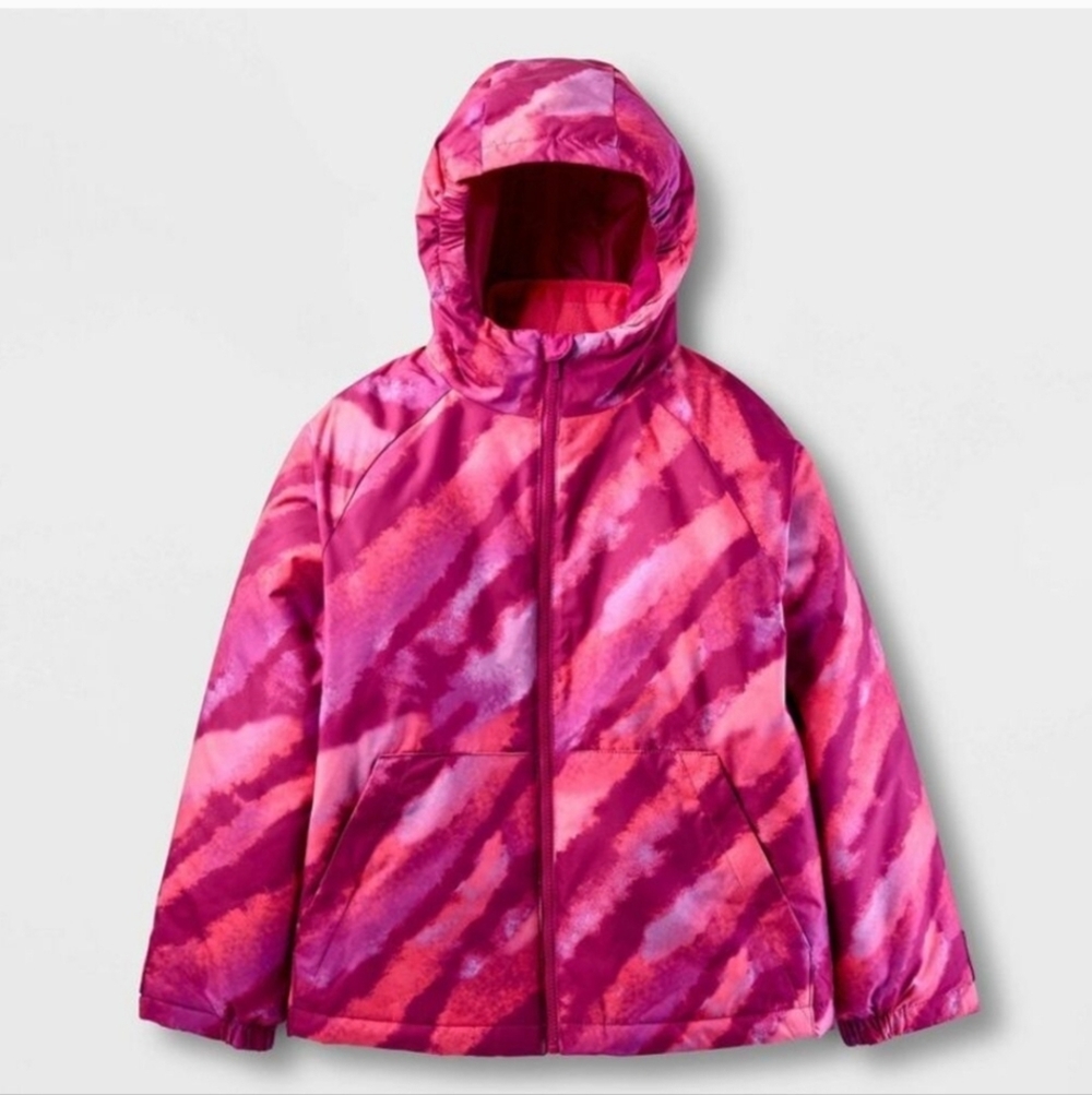 All in Motion Pink 3 In 1 Puffer Jacket Size XS